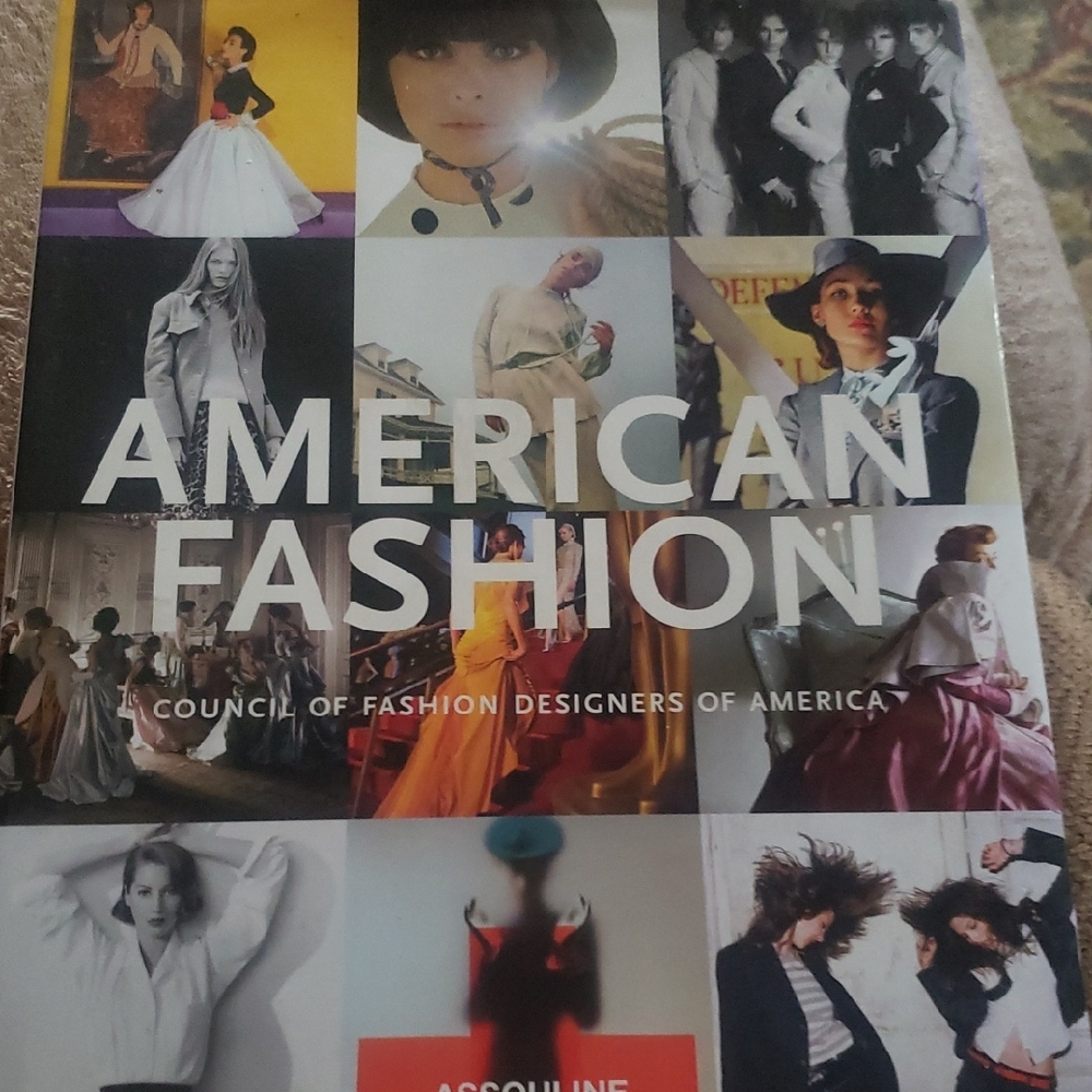 Assouline American Fashion Book - Black, White, Red